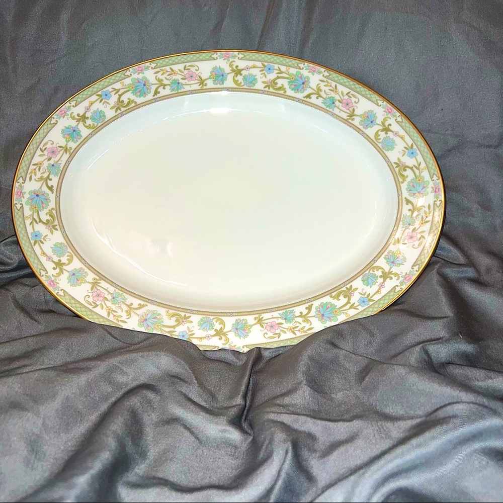 Noritake Ivory China 7194 Serving Platter 11 and 3/4 by 9